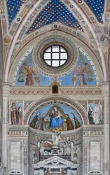 Gian Galeazzo Visconti e filhos oferecendo o modelo da Cartuxa para a Virgem Maria, 1500-1522