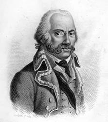 Adam Philippe, Conde do General Francês Custódio (1740 a 1793) - em "Retratos dos generais franceses após as vitórias e conquistas dos franceses". Gravado por Ambroise Tardieu em 1818. Colecção Stella.