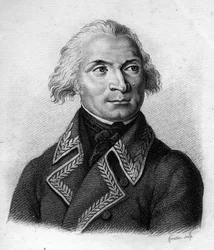 Charles Pichegru.General français (1761 a 1804).em "Portraits of the French Generals" (Retratos dos generais franceses). Gravado por Ambroise Tardieu em 1818. Coleção Stella "