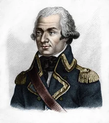 General Dumouriez.Charles François du Périer, dit du Périer du Mourier depois Dumouriez General francês (1739 a 1823).em Retratos de generais franceses após vitórias e conquistas francesas. Gravado por Ambroise Tardieu em 1818. Stella Collec