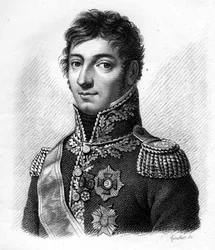 General Lefèvre Desnouettes (1773-1822) - em "Retratos dos generais franceses após as vitórias e conquistas dos franceses". Gravado por Ambroise Tardieu em 1818. Coleção Stella.