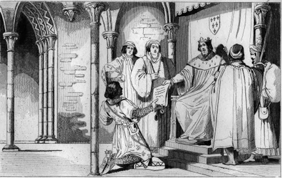 Em 1327, Charles IV the Bel (1294-1328) erigiu o Seigneury de Bourbon a favor do filho viril de Robert de Clermont e neto de Saint-Louis, Louis I