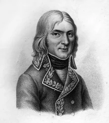 Campeonatos Jean Etienne (1762 a 1800) - em Retratos dos generais franceses após as vitórias e conquistas dos franceses. Gravado por Ambroise Tardieu em 1818. Coleção Stella.