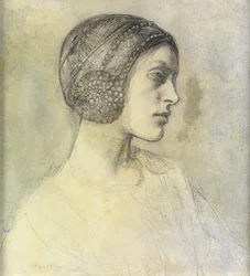 Anais, vestindo um Beguin, c.1822