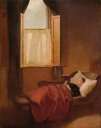 O convalescente, c1900