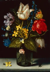 Buquê de Flores (óleo sobre cobre)