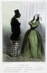 - em "Madeleines" de Cham, c.1870-1880