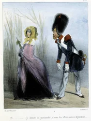 Caricatura - em "Madeleines" de Cham, c.1870-1880