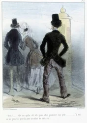 Caricatura - em "Madeleines" de Cham, c.1870-1880