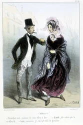Generosidade - em "Madeleines" de Cham, c.1870-1880