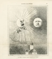 Ilustração de Cham (1819-1879) em Le Charivari
