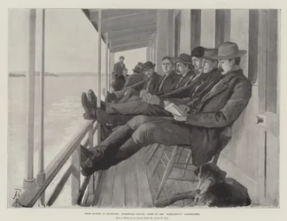 De Euston a Klondike, Homeward Bound, alguns dos passageiros de Hamilton