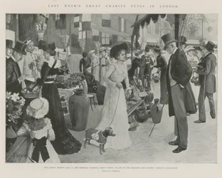 As grandes festas de caridade da semana passada em Londres