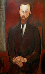 Conde Wielhorski. Pintura de Amedeo Modigliani