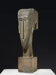 Cabeça, c.1910-12 (calcário)