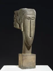 Cabeça, c.1910-12 (calcário)