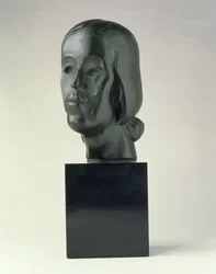 Cabeça de uma mulher