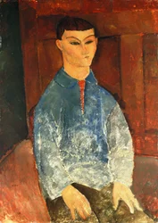 Moise Kisling sentado, 1916
