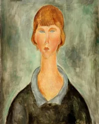 Retrato de uma jovem mulher