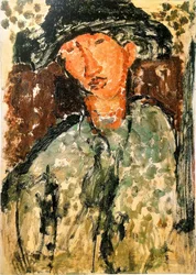 Retrato de Chaim Soutine 1893-1943.