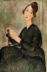 Retrato de Dedie Hayden, 1918