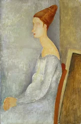 Retrato de Jeanne Hebuterne, 1918