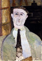 Retrato de Paul Guillaume (negociante de arte)
