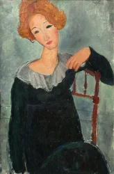 Mulher ruiva. 1917