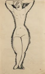 Nua de Pé com Braços Levantados (Anna Akhmatova