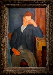 O jovem aprendiz, c.1918-19 (óleo sobre tela)