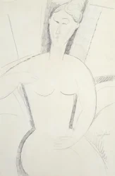 Mulher sentada (a lápis)