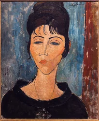Mulher jovem com pendente (retrato de Béatrice Hastings)