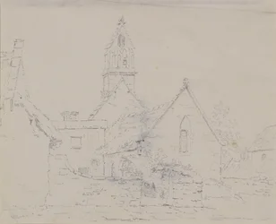 Igreja em ruínas, c.1803 (lápis)