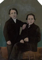 Retrato de dois meninos