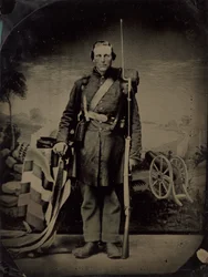 Retrato de um soldado da guerra civil
