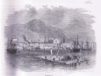 Montreal, ilustração de Cassells History of the United States publicada por Cassell, Petter & Galpin, c.1900 (litho)