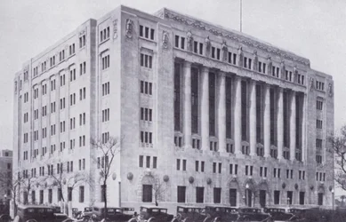 Chicago: Cook County Criminal Courthouse (foto a p/b)