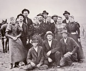 Pioneiros americanos, cerca de 1850