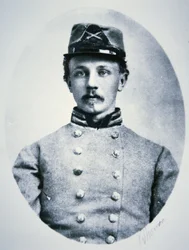 Israel Spencer, Soldado Confederado do Exército (foto a p/b)