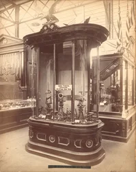 Exposição James Prentices, Edifício Principal, Exposição Internacional do Centenário, Filadélfia, 1876 (impressão albumen)