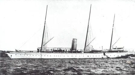 O iate de luxo de John Astor, c. 1910