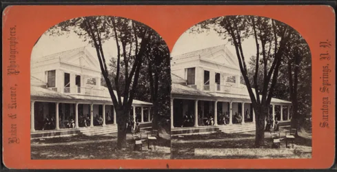 Casa do lago Moon, Saratoga Lake, NY., C.1869-80