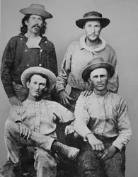 Pony Express Riders, c.1860 (foto a p/b)