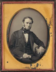 Retrato de um homem, década de 1850 (foto)