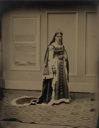 Retrato de uma mulher, década de 1880 (foto)