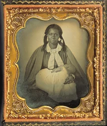 Retrato de mãe e filho