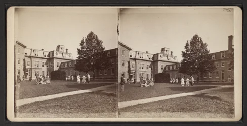 Vistas estereoscópicas da Comunidade Oneida, c.1870 (foto a p/b)