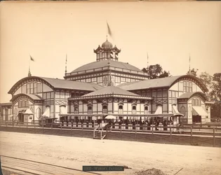 O pavilhão das mulheres, Exposição Internacional do Centenário, Filadélfia, 1876