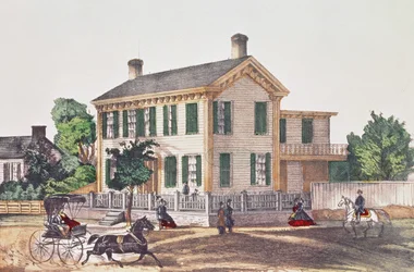 Residência Abraham Lincolns (1809-65)