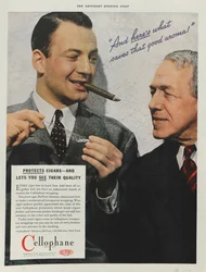 Anúncio para o DuPont Cellophane, 1937
